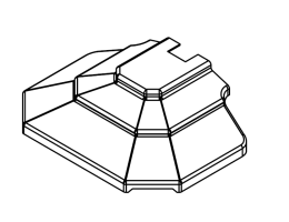 Eurocell Edwardian Ridge End Capping Series 3 ( CRS8242 )